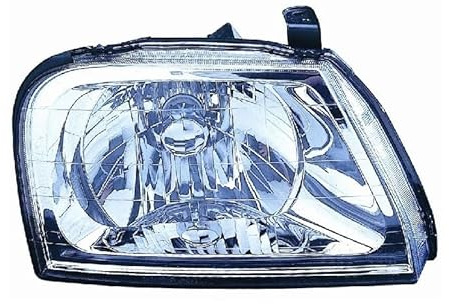 Faro Fanale Proiettore Anteriore DX Destro Per L200 Strada e Pick Up da 1996 a 2004 Alogeno H4 Gruppo Ottico Luce Fanalino