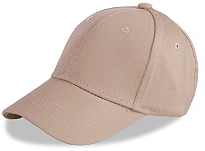 LANGZHEN Utomhus Bomull Barn Flickor Pojkar Plain Baseballkeps Barn Barn Strukturerad Justerbar Barnmössa Solhatt, Kaffe, 2-4 anni