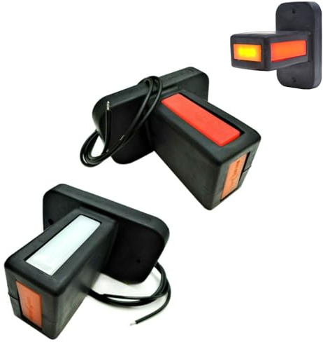 MelTruck 2x LED Neon Umrissleuchte Positionsleuchte Seitenleuchte Begrenzungsleuchte 12V 24V für LKW Anhänger