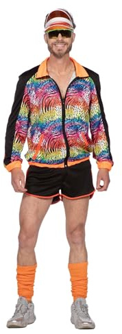 WILBERS & WILBERS 5096-80-tal/90-talet träningsoverall för män, tvådelad, festoutfit