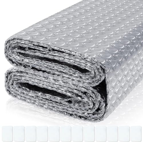 Isolamento Dietro Radiatori,5 m x 0,6 m x 3 mm Pannello Termoriflettente per Termosifoni,Pellicola Riflettente per Radiatori,Multiuso,per Pareti,Pavimenti,Attici,Garage,Capannoni,Canili,Camper