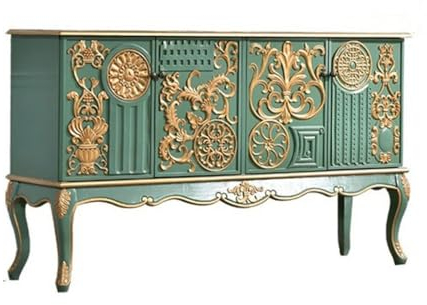 EINES Sideboard-Buffetschrank Landhaus-Eingangsschrank, Wohnzimmer, Alter Küchenschrank, Heim, Retro-Aufbewahrungsdekoration, Massivholz-Sideboard Küchenbuffet-Aufbewahrungsschrank