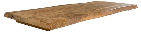 SAM Holzplatte Curtis 100x40 cm Mangoholz Baumkante Tischplatte