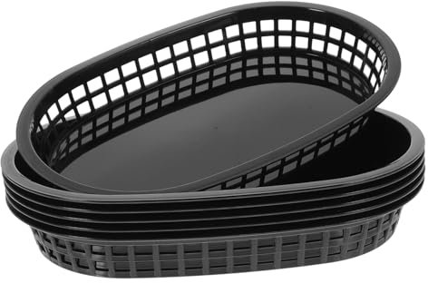 Cabilock 6pezzi Vassoio Per Snack in Materiale Robusto Per Servire Frutta Caramelle Biscotti e Prodotti Da Forno Per Compleanni Matrimoni Feste e Banchetti Un Vassoio Decorativo Versatile
