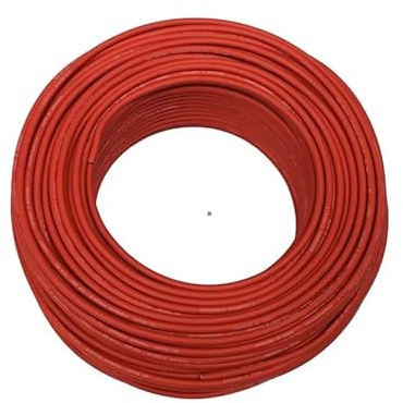 NAKA Solarkabel Verlängerungskabel Solarleitung 6mm2 Rot Photovoltaik Kupfer H1Z2Z2-K PV Verlängerung 10m
