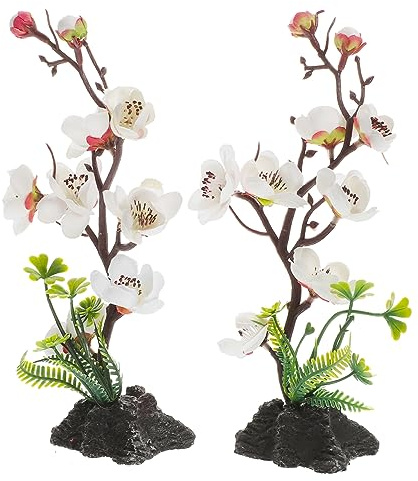 Mobestech 2 Piezas Plato Decorativo de Sushi Japonés Adorno de Flor de Ciruelo Decoración para Platos Fríos y Sashimi para Restaurantes y Hogar