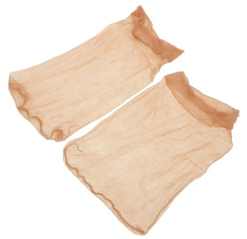 EXQUIMEUBLE 12 Pezzi Calotte per Parrucche in Nylon Elastiche Invisibili, Cuffie Rete Traspiranti per Chioma Chiusura, Copertura Elastica per Uso Quotidiano e Cosplay