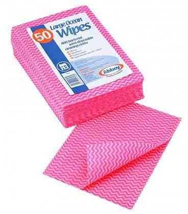 Robert Scott All Purpose Cloths, Red (Pack of 50)