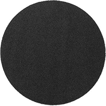 Primaflor - Ideen in Textil Weihnachtsbaum-Unterlage Diamond - Schwarz, 100cm, Tannenbaum-Bodenschutz-Matte, Runder Teppich aus Kunstrasen, Eventteppich