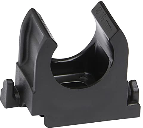 Rohrclip (Negro, Ø 16mm 50 St.)