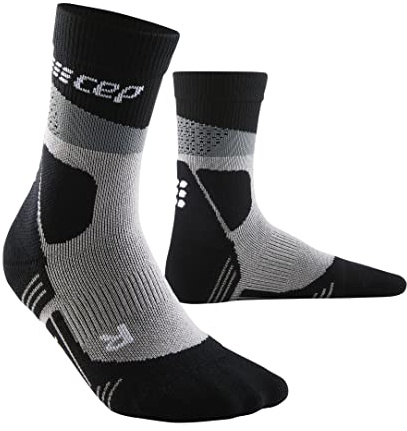 CEP HIKING MAX CUSHION MID CUT MERINO WANDERSOCKEN DAMEN – Wandersocken mit medi Kompression & Polsterung, atmungsaktiv – Merino Socken für Stabilität, Komfort & ausgewogenes Klima