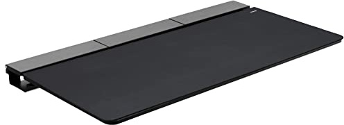 VIVO Universal 60 x 30 inch Table Top with Built-in Concealed Cable Trays for Standard and Sit to Stand Height Adjustable Home and Office Desks, Full Size Mouse Pad, Black Desktop, Desk-TOP3