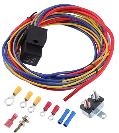 QUARKZMAN 1 Juego Eléctrico Combustible Bomba Relé Combustible Bomba Cableado Arnés 30 AMP 12V