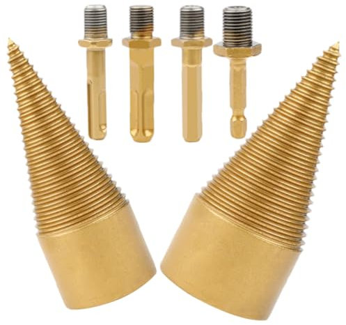 Sosoport 1set Punte Per Trapano Spaccalegna Efficienza Per Facile Installazione Antiscivolo Resistente e