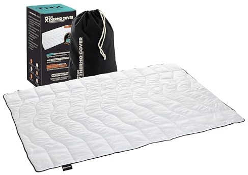 TMX® Thermo Cover – Temperaturregulierende Bettdecke (135 cm x 200 cm) | Made in Germany | Innovative PCM-Faser | Vegan & Oeko-Tex Standard | Für Allergiker geeignet | Atmungsaktiv | Weniger Schwitzen