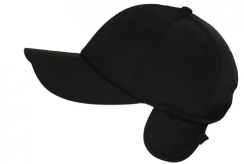 Nyls Création Vexter Herren-Mütze, Ohrenschützer, wasserdicht, mit Fleece gefüttert, Schwarz, Schwarz , Einheitsgröße