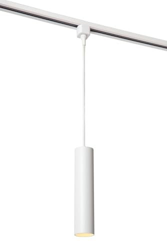 Lucide TRACK FLORIS Suspension - Système de rail monophasé/Éclairage sur rail - 1xGU10 - blanc(Extension)