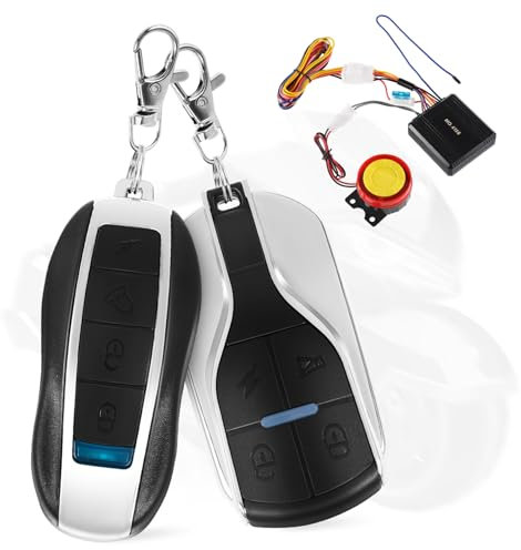 HOMSFOU Kit De Seguridad Para Motocicleta Alarma Ajustable y Compatible Varios