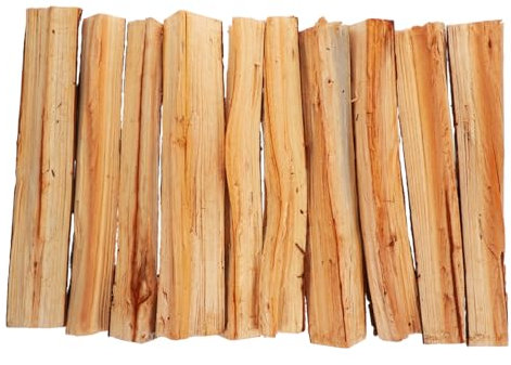 Gatuida 10piezas Leños Decorativos De Madera para Chimenea Interior Accesorios Rústicos Funcionales para Decoración De Hogar y Fiestas Al Aire