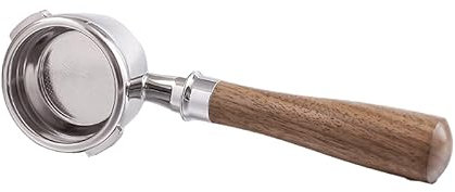 CAPFEI Bottomless Portafilter 58 mm for GAGGIA Espresso Machines, Walnut Wood Handle