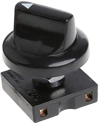 Interruttore rotativo per ventola a 4 posizioni, 3 velocità, con pulsante, regolatore di velocità della ventola, interruttore isolatore per ventole, controllo professionale della luce da parete