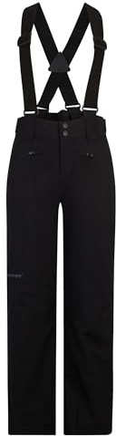 Ziener Kinder AXI-Z Ski-Hose/Schnee-Hose | wasserdicht, Träger, Black, 152