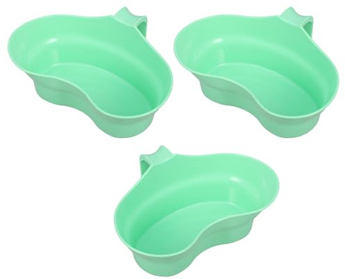 Abaodam Set da 3 Tazze Ospedaliere in Plastica per Igiene Orale, Bicchieri per Collutorio e Vomito per Pazienti Anziani a Letto, Portaspazzolino Leggero per Assistenza Domiciliare