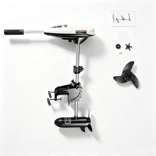 12v 660w 66lbs Elektrischer Außenbordmotor Höhenverstellbar Aussenborder Bootsmotor Elektromotor Bootsmotor Mit Bürste Reinkupfermotor Schiffsmotor Für Schlauchboote, Fischerboote