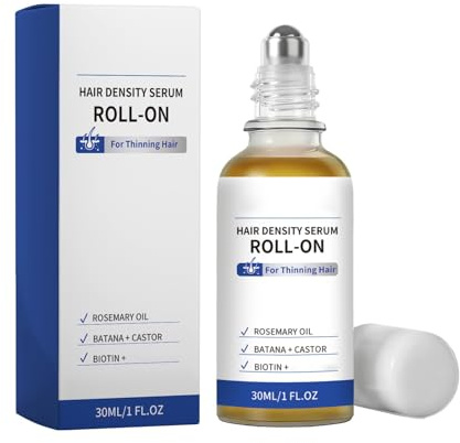 Haarvolumen Roller Serum 30ml – Haarserum für Haarwachstum & gegen Haarausfall, Feuchtigkeitsboost für trockene Haare & Kopfhaut, Leichtes Roll-On für Damen und Männer (1 PC)