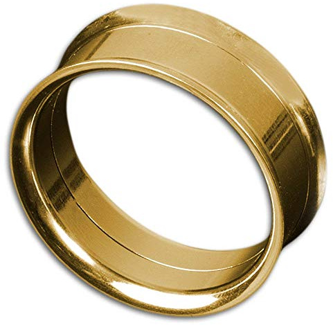 viva-adorno® 1 st. tunnel i rostfritt stål med invändig gänga storlek 4–30 mm Z155 e rostfritt stål, colore: Guld, cod. Z155