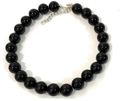 Caprilite 18mm Large Big Giant Faux Pearl Bead Statement Necklace Choker Vintage