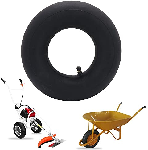 Camera d'aria di ricambio per carrello, carrello da giardino, spazzaneve, tosaerba, carriola, generatore e altro ancora, per scooter, tubo di ricambio da 4,10/9 cm