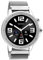 Oozoo Unisex Smartwatch mit Edelstahl Milanaiseband Silberfarben/Silberfarben 45 MM Q00305