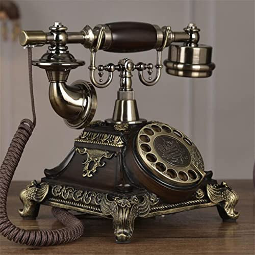 Téléphone Rétro, Téléphone Antique Européen Vintage, Téléphone Fixe Analogique Filaire, Conception Rotative Vintage, Décoration De Bureau Merveilleux Cadeau Artisanat