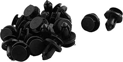 A ABSOPRO Nitar Fästanordningar Stötfångare Stänkskydd Svart Plast (20 Set)