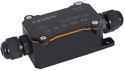 Hemobllo Pg7 Outdoor Waterproof Ip68 Junction Box for Electrical Cable Wire Connector Suitable for Garden Lights Diameter 3-6.5mm Weatherproof Design