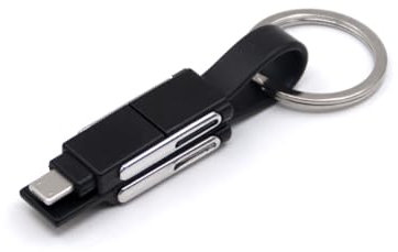 Generisch 6 in 1 Schlüsselanhänger Ladekabel, Multifunktionskabel, Universales Smartphone Kabel, tech Gadget