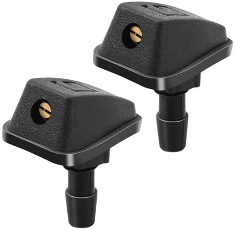 2 Pezzi Piccoli Getti Lavavetri per Parabrezza, Uugelli Spruzzatori Universali Acqua Tergicristallo con Ugello Auto Parabrezza Anteriore Ugello