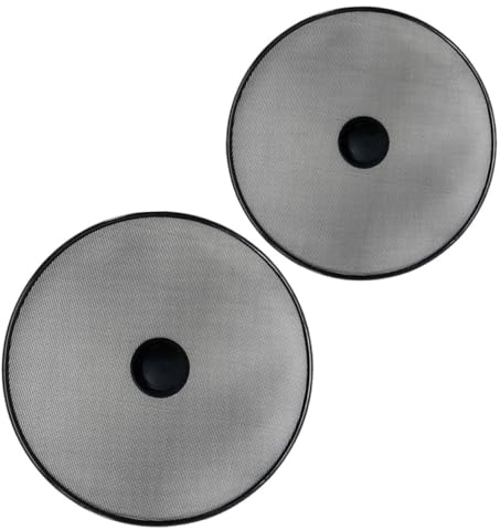 WEKADRIN 2 pièces Couvercle Éclaboussures Acier Inoxydable Protège Poêles et Casseroles Écran pour Cuisson sans Projections Poignée Confortable Adapté Cuisine Maison et Restaurant