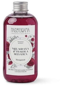 NASOTERAPIA Melagrana e Fragola Selvatica Ricarica per Diffusore a Bastoncino 250 ml
