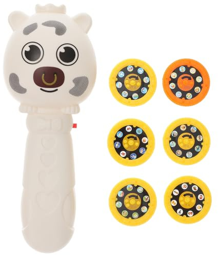 GARIOUANS Projecteur Torche pour Garçon Fille Lampe de Poche Projection Colorée Éveil Éducatif pour Coucher Design Créatif Couleur Aléatoire