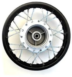 Jante arrière 10 - Axe 12mm - Acier - Tambour - Dirt Bike