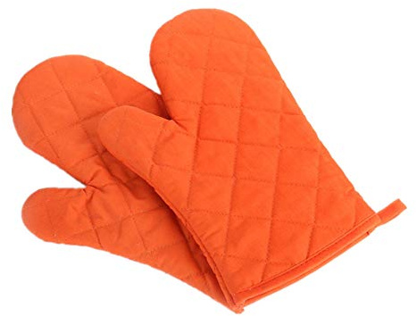 Voarge Paire de Gants de Four résistants à la Chaleur, Orange, Taille Unique