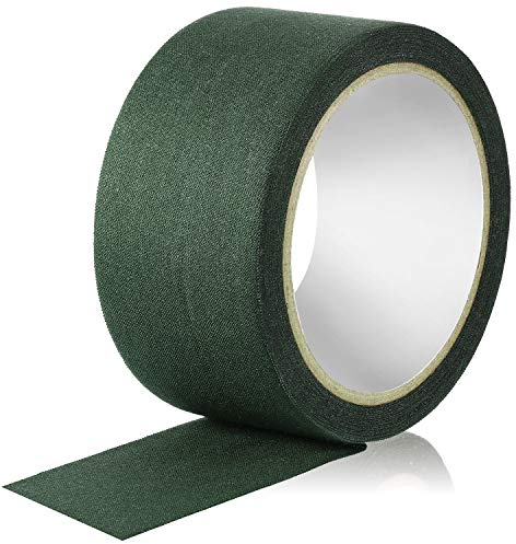 Ruban en Tissu 5 cm x 10 m, Ruban d'Étanchéité de Joint Adhésif pour Réparation de Sangles (Olive Verte)