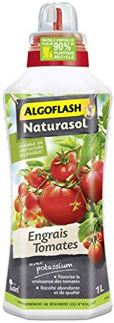 Algoflash NATURASOL Engrais Liquide Tomates 1 L, UAB, ALBIOTOM1
