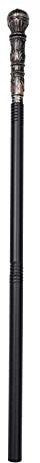 jojofuny Halloween Cane Antike Silber Walking Halloween Gehstock Zauberstab, 81cm, Kunststoff, Spazierstock Vintage Prop Stick für Halloween Kostüm Zubehör