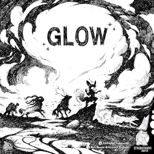 Strohmann Games, Glow, Familienspiel, Kartenspiel, 2-4 Spieler, Ab 10+ Jahren, 45+ Minuten, Deutsch, Schwärzer