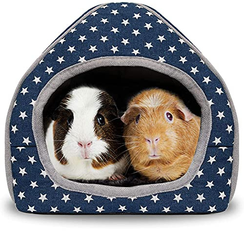 RANYPET Casetta Porcellino D'india per Piccoli Roditori, casa per criceti, Cuccia Coniglio Nano Antiscivolo, Casetta Porcellino D'india per Riccio Drago Barbuto Inverno Nido per Gabbie per Criceti