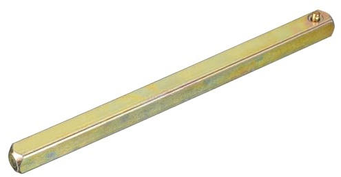 sourcing map Door Knob Spindle, 120mm Long Spare Door Handle Spindle Bar for 6mm/0.24 Doors, Vintage Door Straight Spindle Replacement Square Spindle Iron Door Handle Spindle Bar, Golden