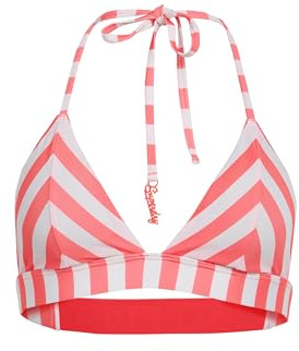 Superdry Damen Gestreiftes Triangel-Bikinioberteil